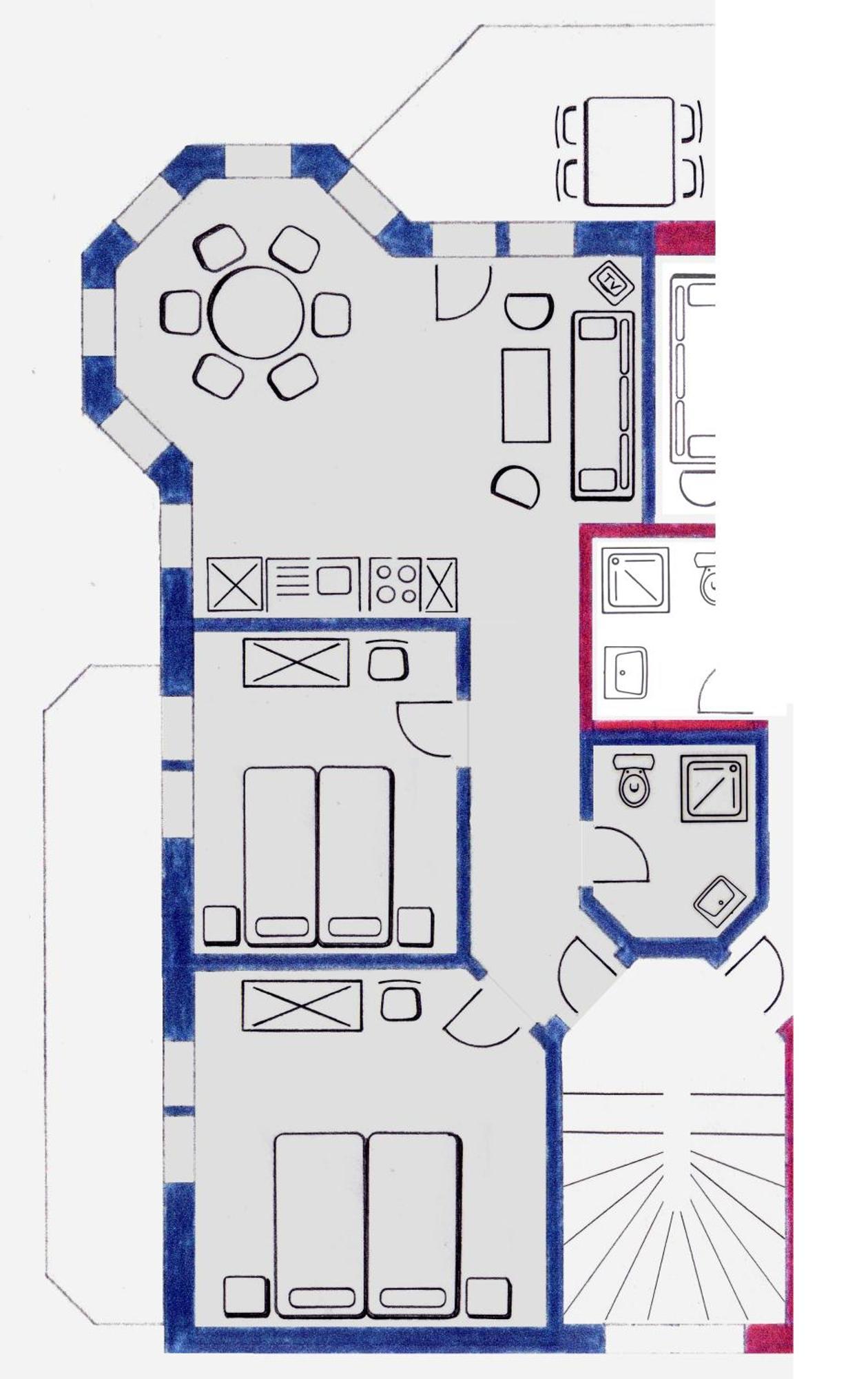 Ferienhaus Antigua Saas-Grund Bilik gambar
